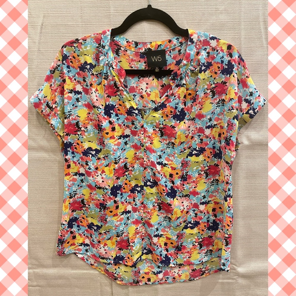 Women’s Short Sleeve Blouse Size Small ~ Casual workwear office